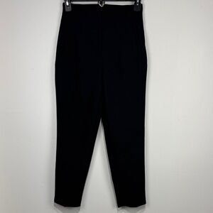 Zara Black Women's Trousers with High Rise w/ pockets. Size Medium